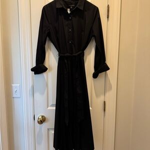 Banana Republic Black Shirt Dress